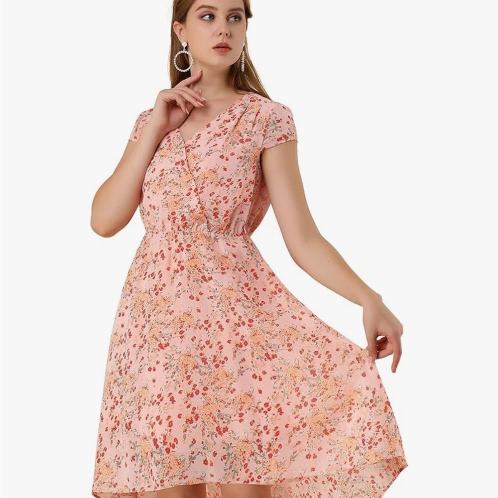 NWT Floral Pink Dress